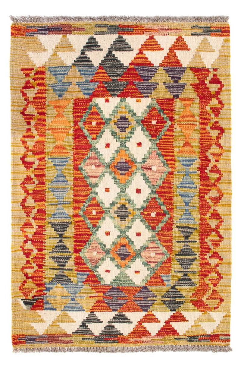 Kilim Maimana Tapete 87x60cm - Tapete de lã