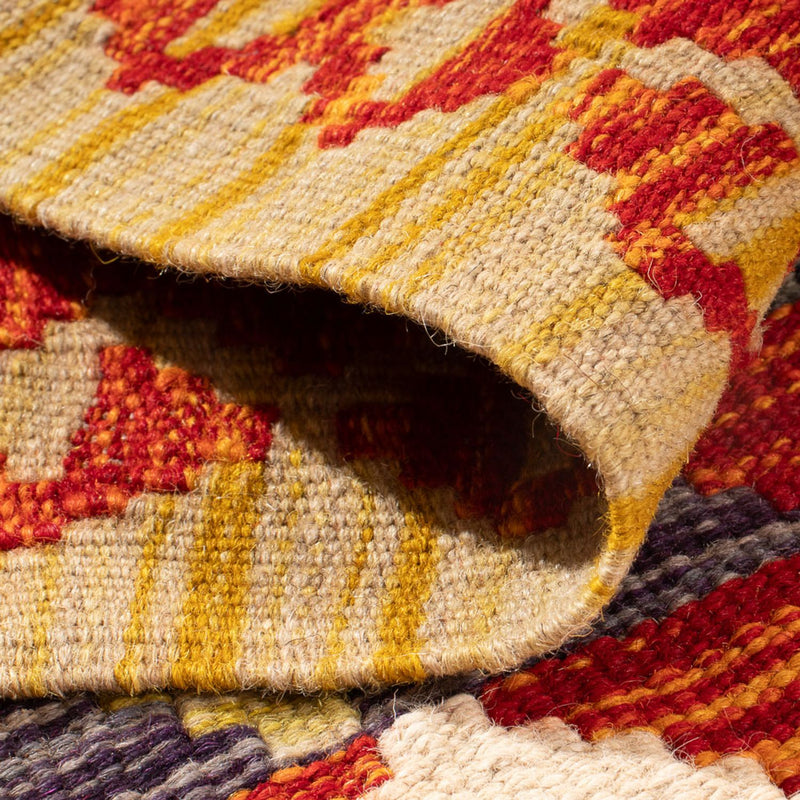 Kilim Maimana Tapete 87x60cm - Tapete de lã