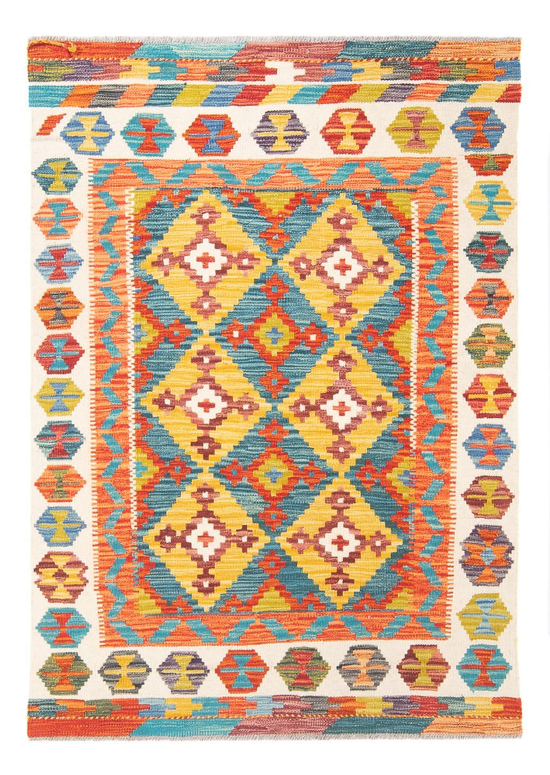 Tapete Kelim - Splash - 143 x 104 cm - multicolorido