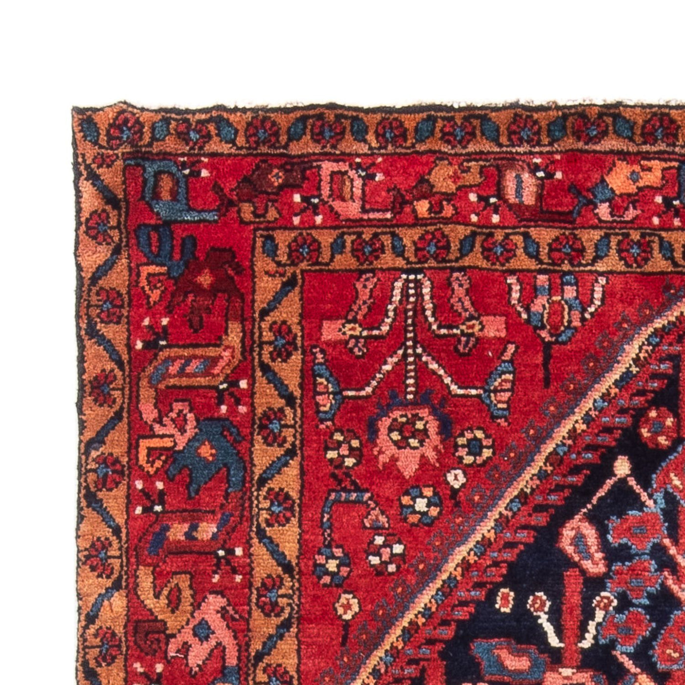 Tapete Persa - Nomadic - 144 x 114 cm - azul escuro