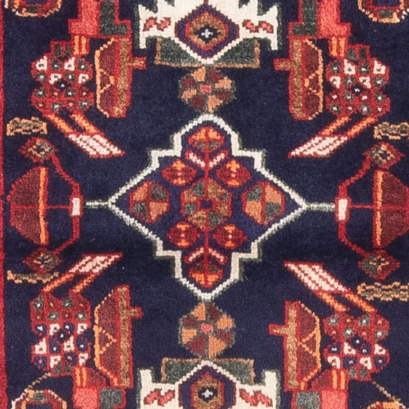 Tapete Persa - Nomadic - 129 x 74 cm - azul escuro