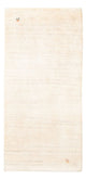 Tapete Gabbeh - Persa - 146 x 73 cm - branco natural