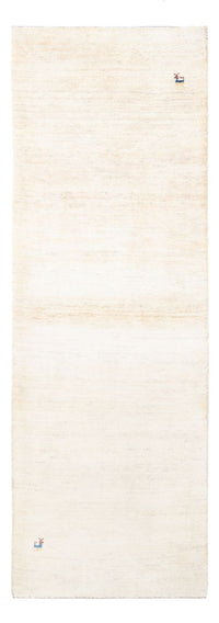 Corredor Tapete Gabbeh - Persa - 247 x 82 cm - branco natural – product image