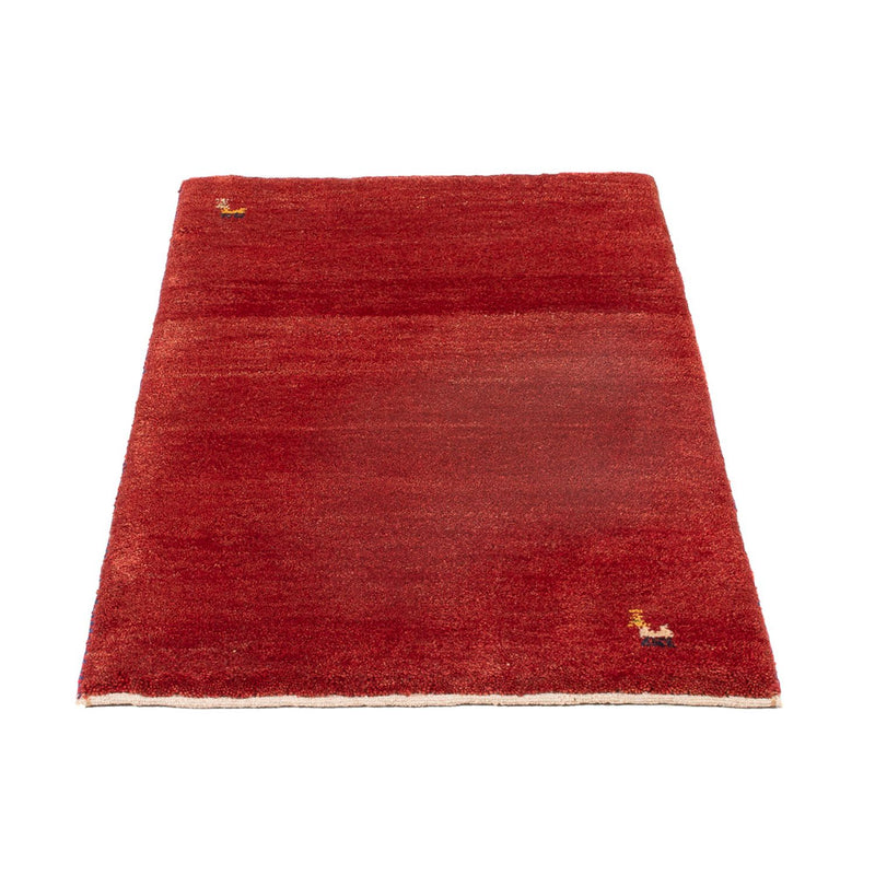 Tapete Gabbeh - Persa - 90 x 62 cm - vermelho