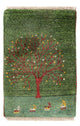 Gabbeh persa Tapete 60x40cm - Perserteppich Wollteppich