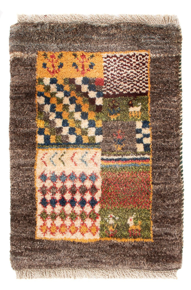 Gabbeh persa Tapete 60x40cm - Perserteppich Wollteppich