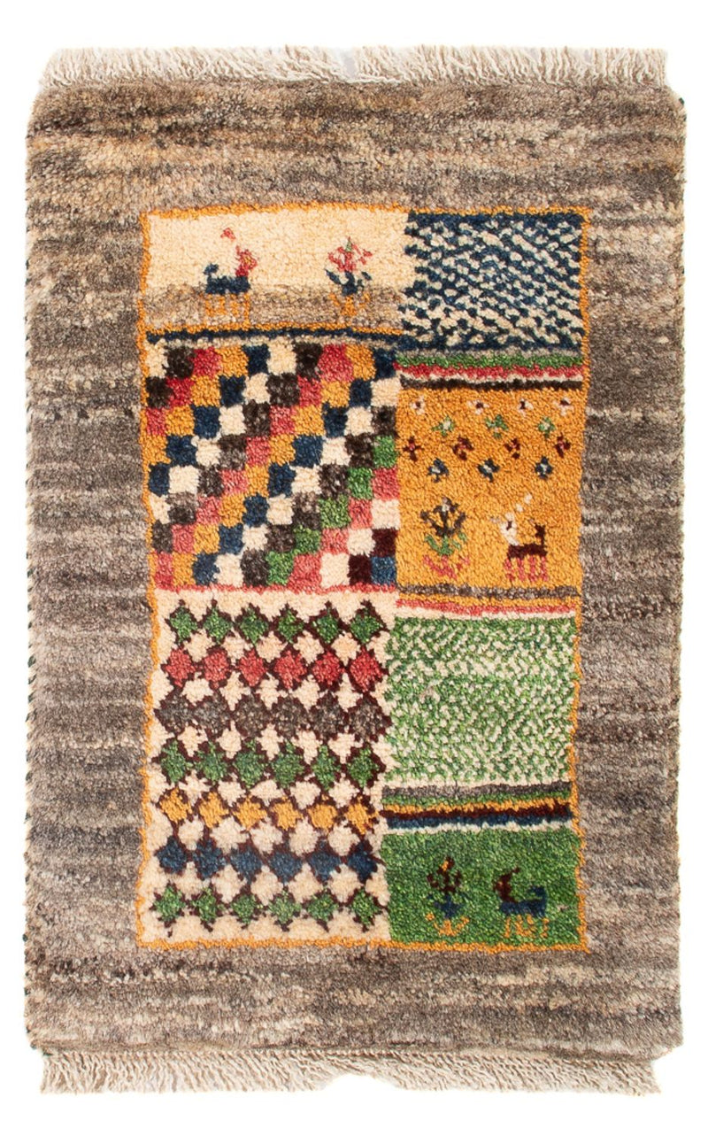 Gabbeh persa Tapete 60x40cm - Perserteppich Wollteppich