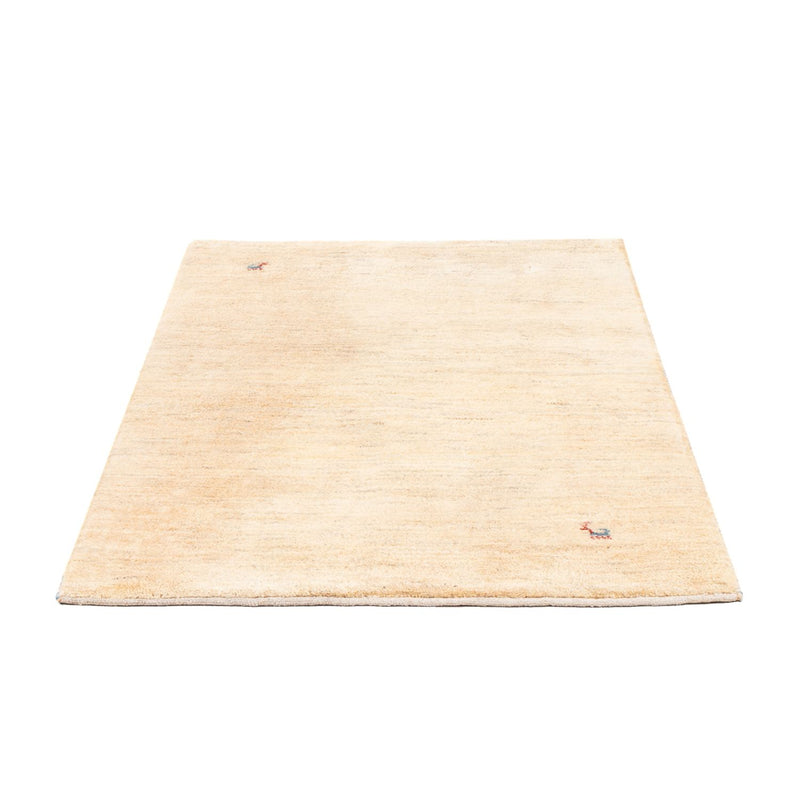 Tapete Gabbeh - Persa - 152 x 98 cm - branco natural
