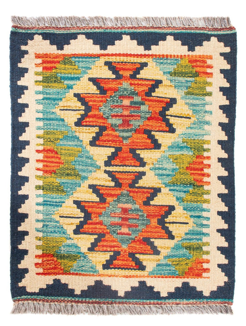 Kilim Maimana Tapete 60x40cm - Tapete de lã