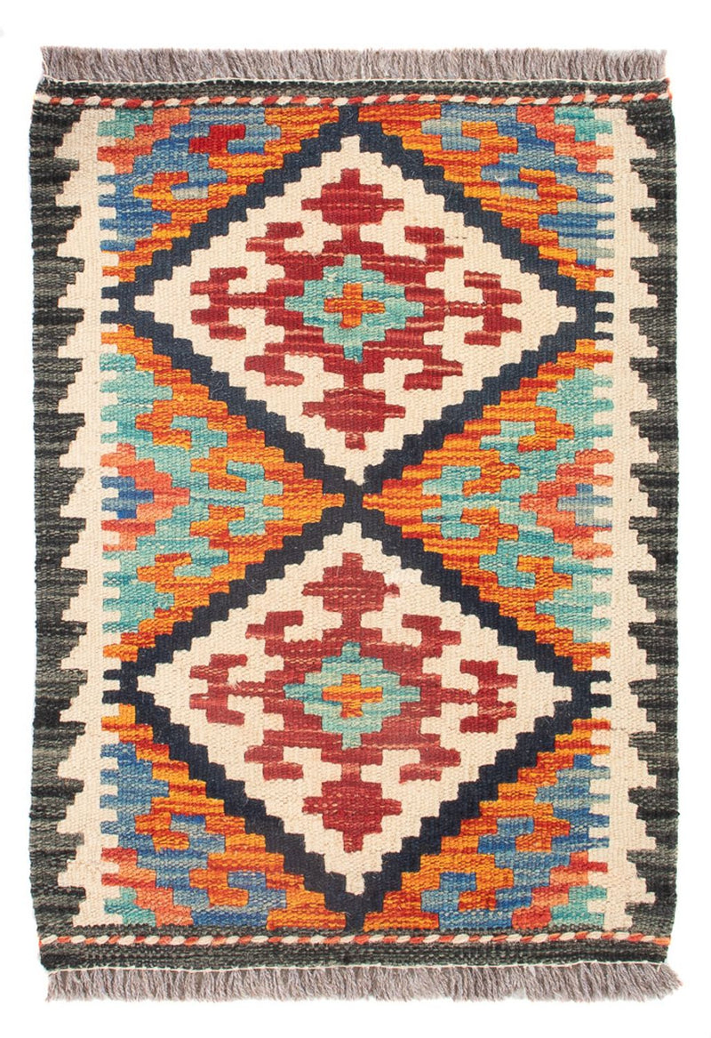 Kilim Maimana Tapete 60x40cm - Tapete de lã
