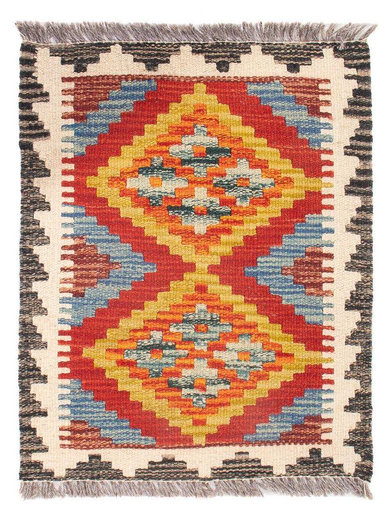 Kilim Maimana Tapete 60x40cm - Tapete de lã