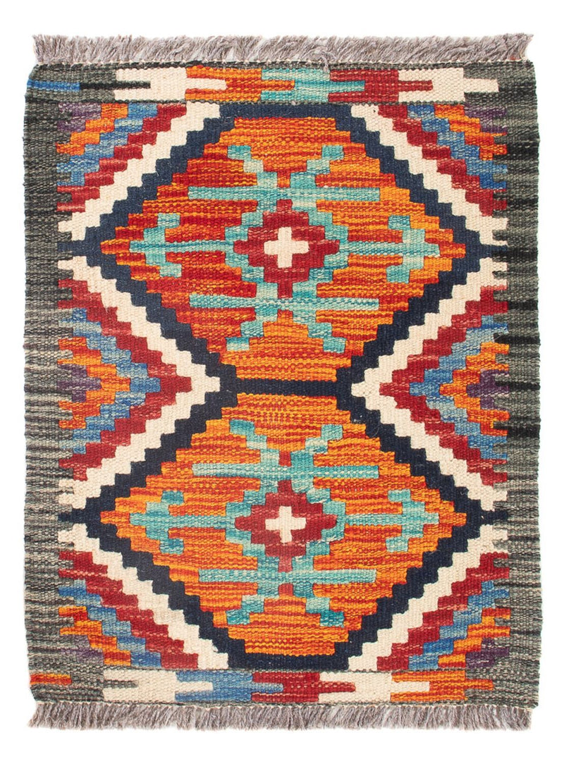 Kilim Maimana Tapete 60x40cm - Tapete de lã