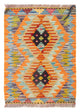 Kilim Maimana Tapete 60x40cm - Tapete de lã