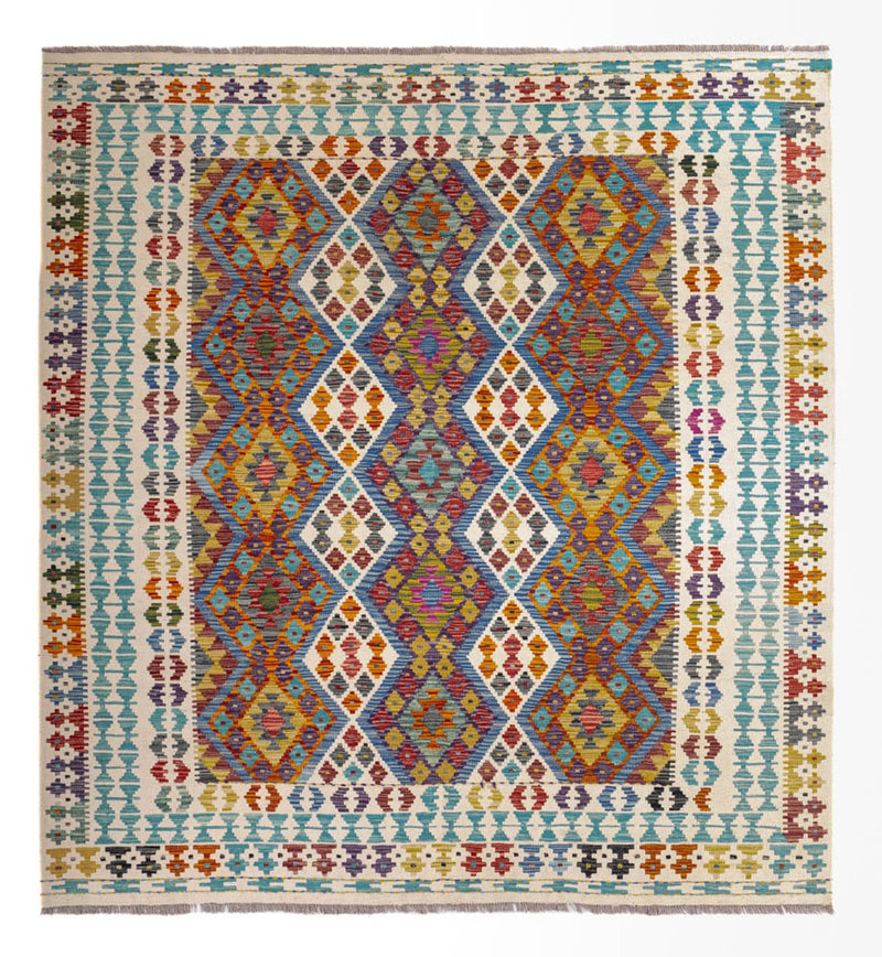 Kilim Maimana Tapete 207x203cm - Tapete de lã