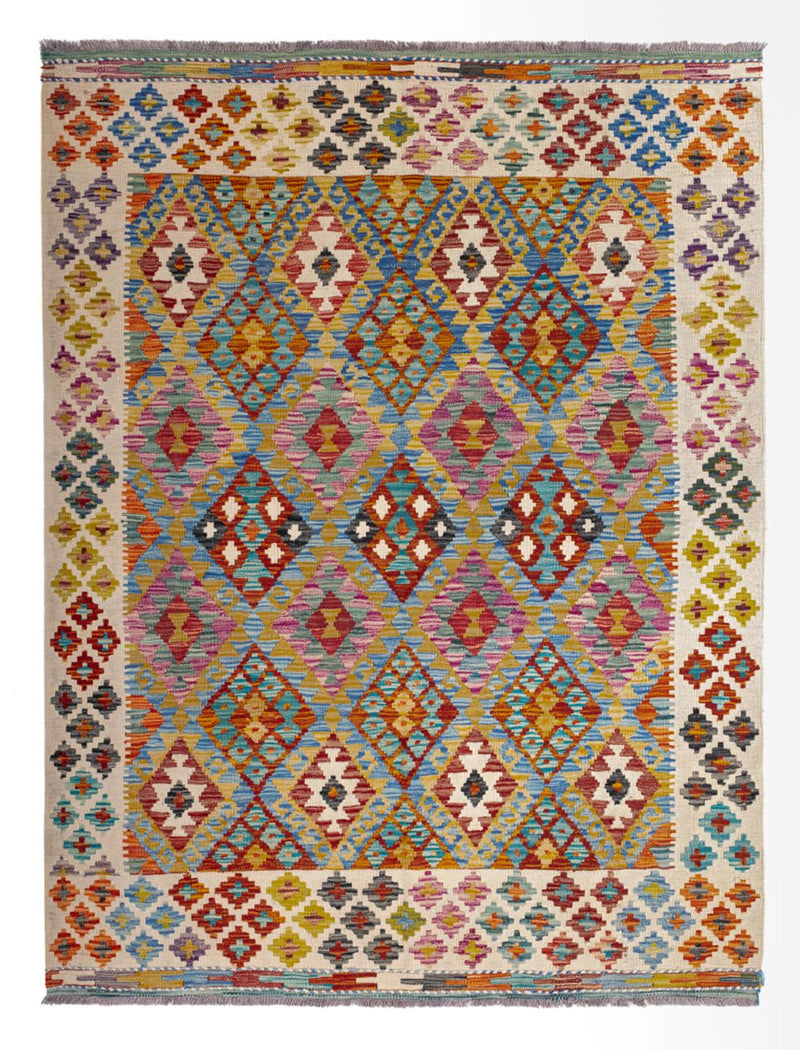 Kilim Maimana Tapete 197x150cm - Tapete de lã