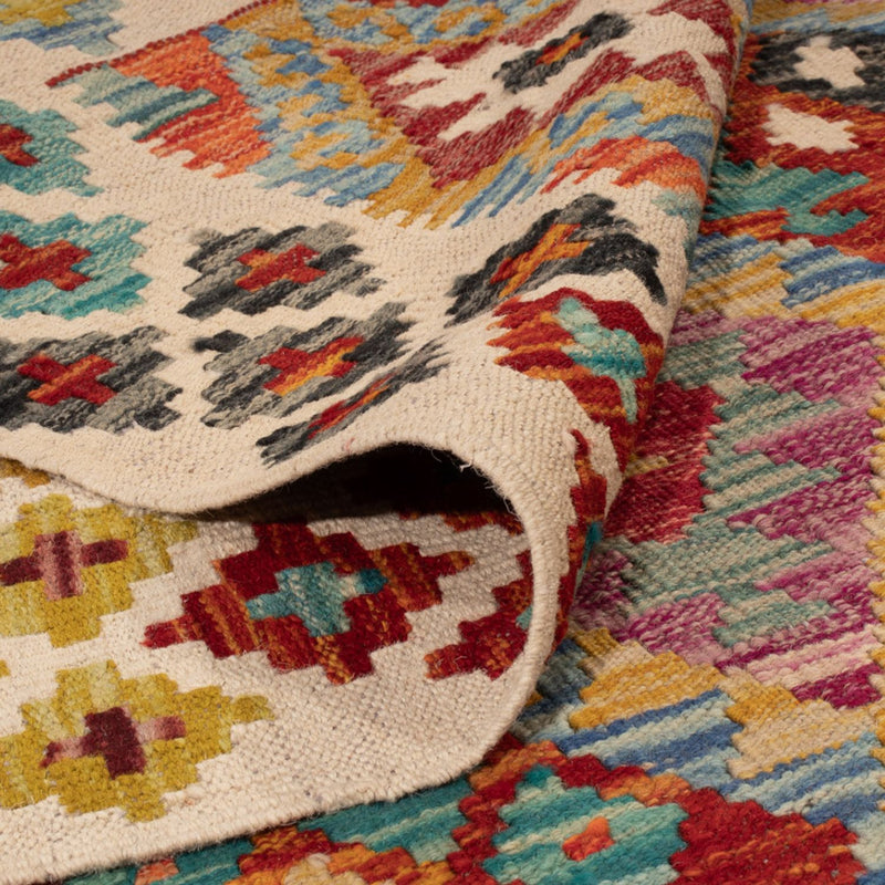 Kilim Maimana Tapete 197x150cm - Tapete de lã