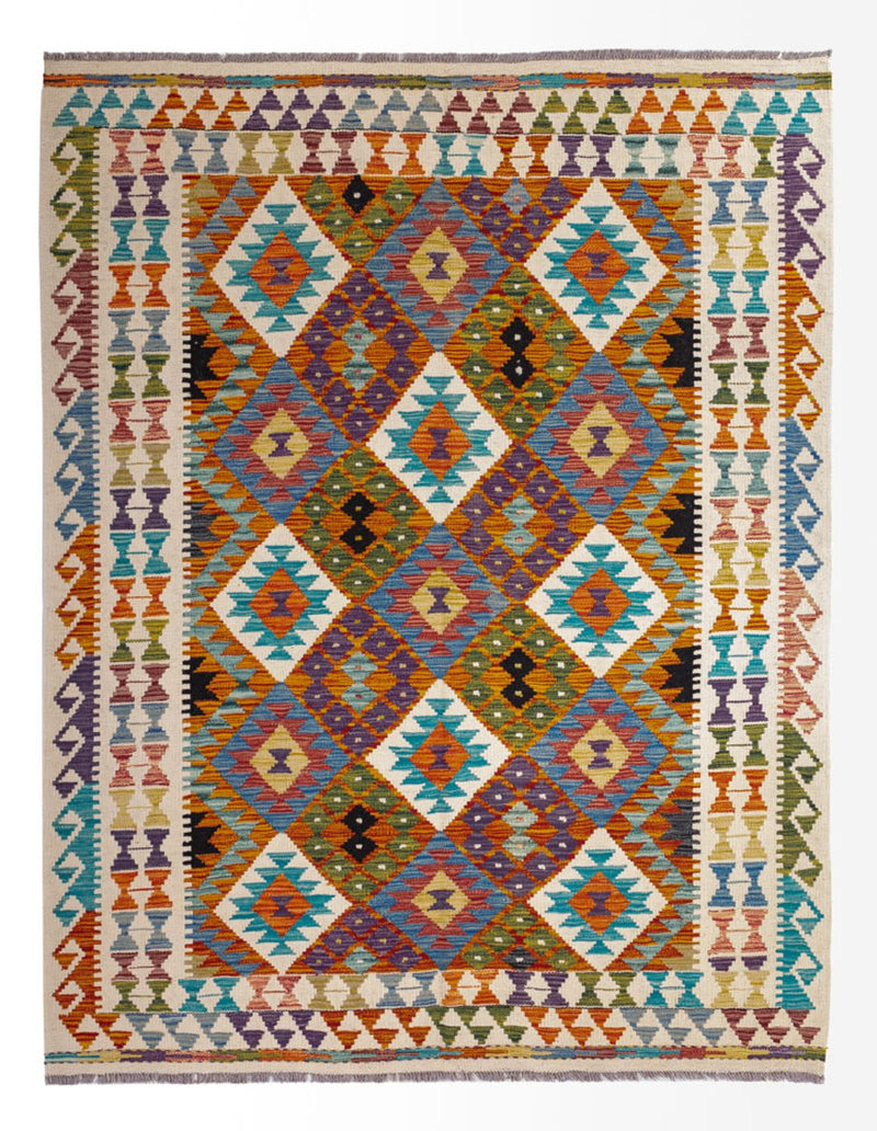 Kilim Maimana Tapete 196x150cm - Tapete de lã