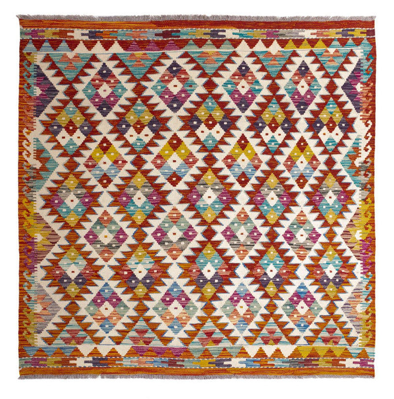 Kilim Maimana Tapete 152x152cm - Tapete de lã