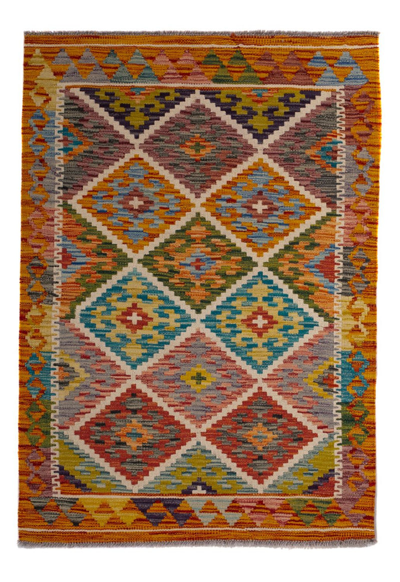 Kilim Maimana Tapete 125x86cm - Tapete de lã