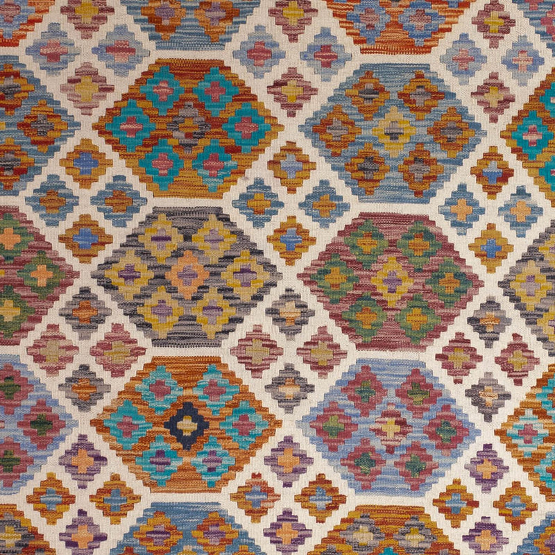 Tapete Kelim - Splash - 255 x 205 cm - multicolorido