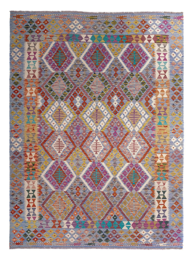 Tapete Kelim - Splash - 250 x 191 cm - multicolorido