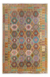 Kilim Maimana Tapete 208x306cm - Tapete de lã - Rectangular / Multicolor / 208 x 306 cm Rectangular