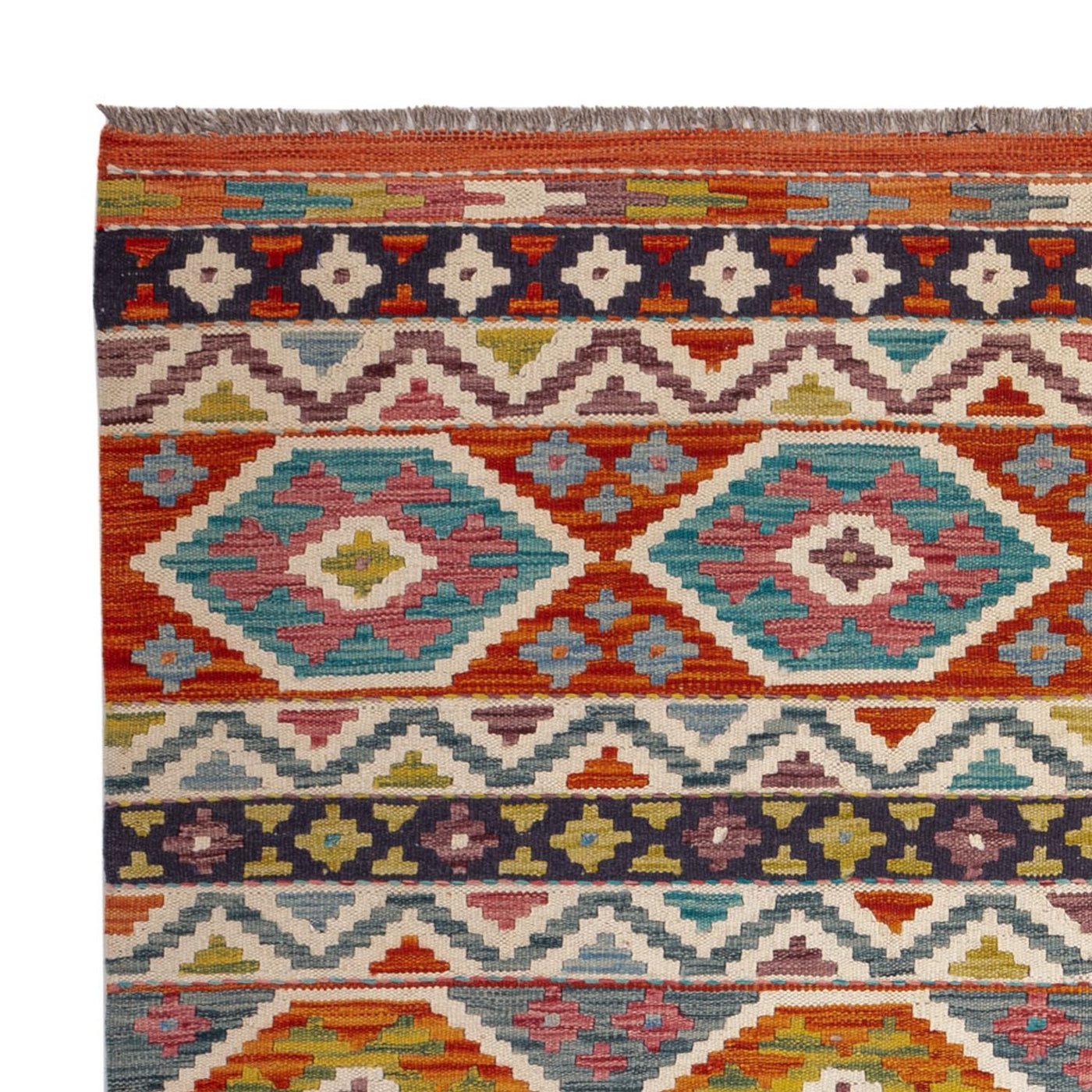 Kilim Maimana Tapete 197x154cm - Tapete de lã