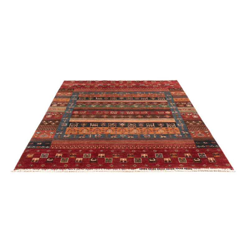 Tapete Gabbeh - Loribaft Persa - 244 x 176 cm - multicolorido