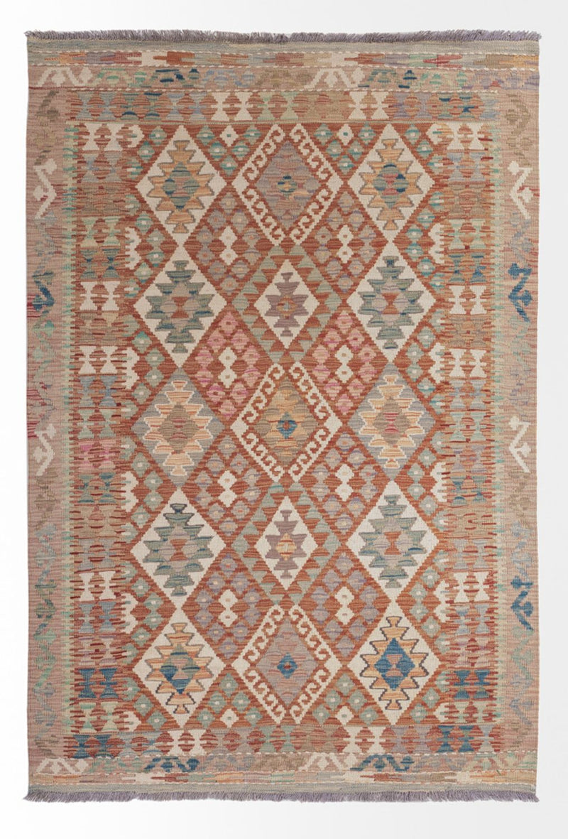 Kilim Maimana Tapete 193x137cm - Tapete de lã