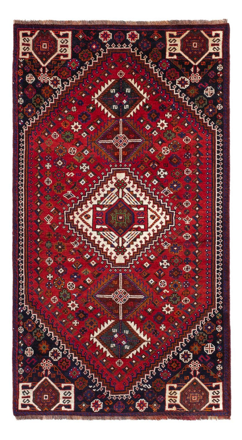 Perserteppich - Nomadic - 226 x 129 cm - rot