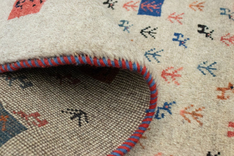 Gabbeh persa Tapete 128x73cm - Perserteppich Wollteppich