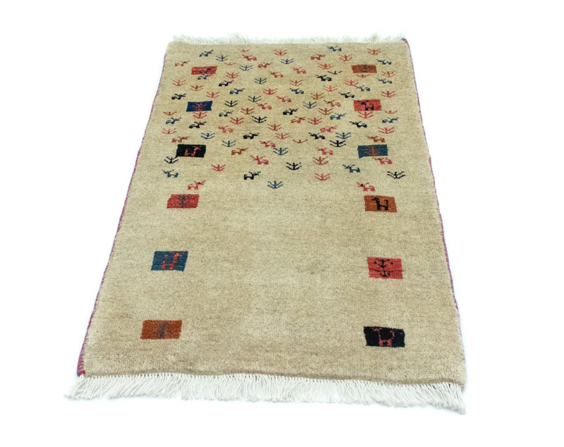 Gabbeh persa Tapete 128x73cm - Perserteppich Wollteppich