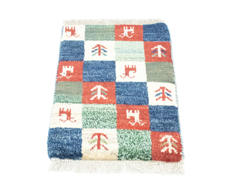 Gabbeh persa Tapete 60x40cm - Perserteppich Wollteppich