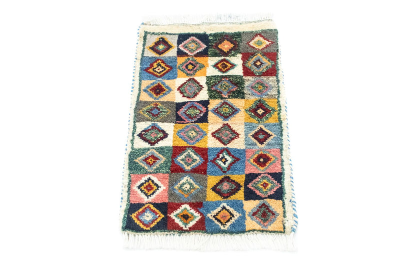 Gabbeh persa Tapete 60x40cm - Perserteppich Wollteppich