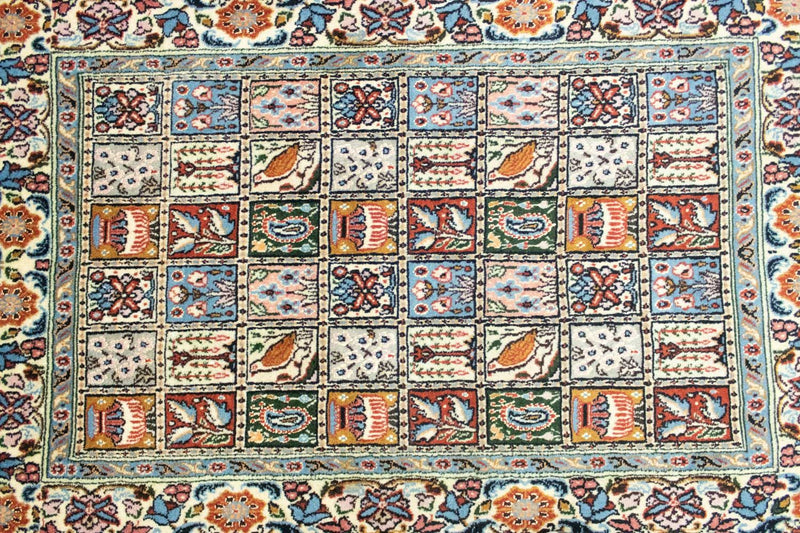 Tapete Persa - Clássico - 121 x 80 cm - azul