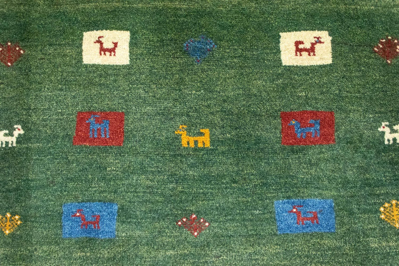 Gabbeh persa Tapete 128x92cm - Perserteppich Wollteppich