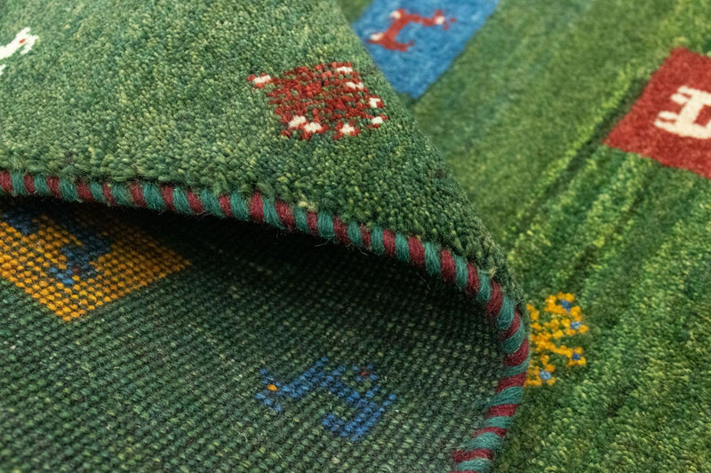 Gabbeh persa Tapete 128x92cm - Perserteppich Wollteppich