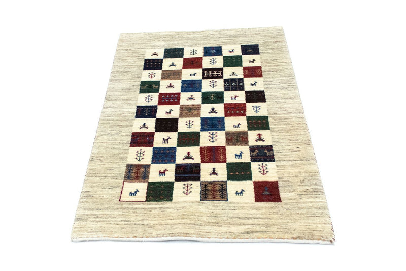 Loribaft Tapete 124x83cm - Perserteppich Wollteppich