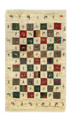 Gabbeh persa Tapete 129x80cm - Perserteppich Wollteppich