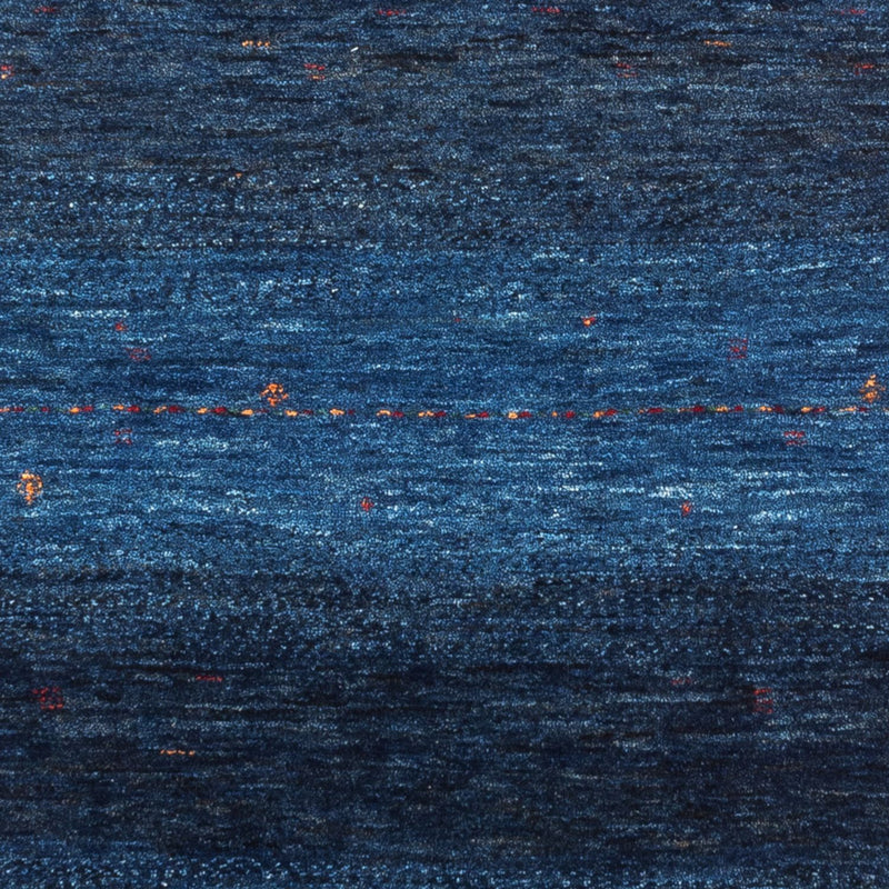 Gabbeh Teppich - Loribaft Perser - 132 x 83 cm - blau