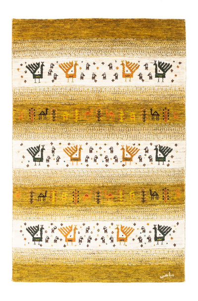 Loribaft Tapete 82x128cm - Perserteppich Wollteppich