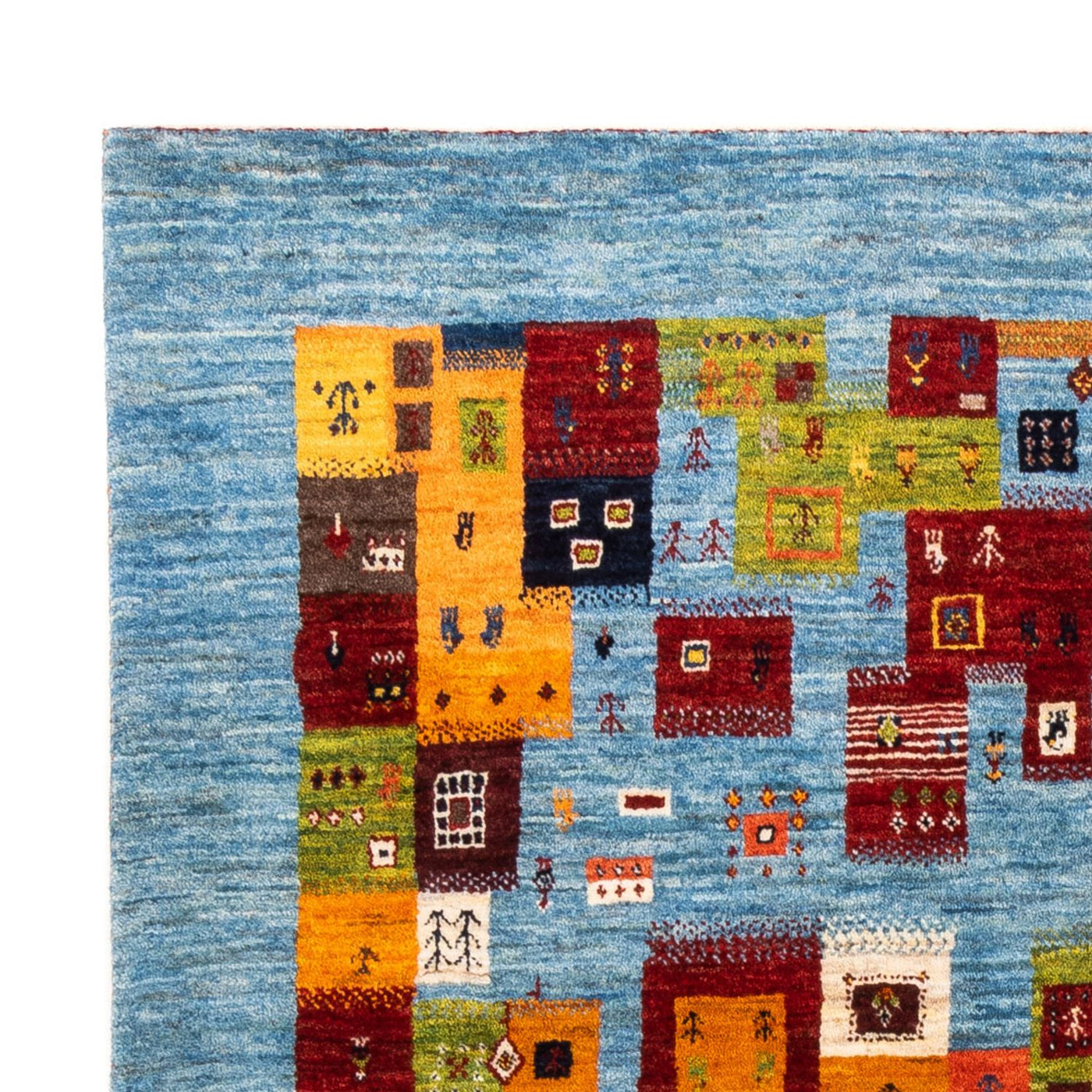 Loribaft Tapete 198x155cm - Perserteppich Wollteppich
