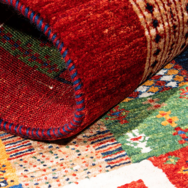 Loribaft Tapete 128x80cm - Perserteppich Wollteppich