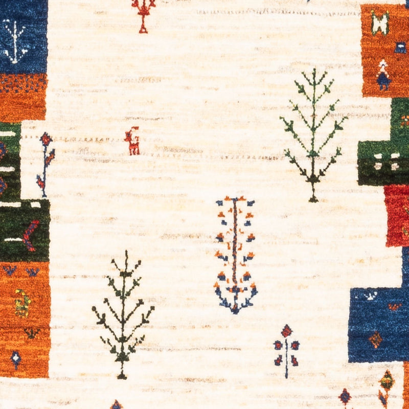 Tapete Gabbeh - Loribaft Persa - Real - 135 x 83 cm - multicolorido