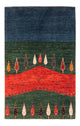 Loribaft Tapete 126x82cm - Perserteppich Wollteppich