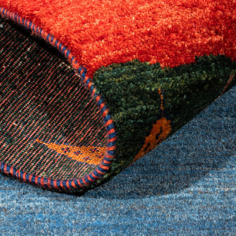 Loribaft Tapete 126x82cm - Perserteppich Wollteppich