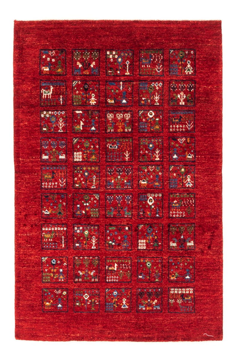 Loribaft Tapete 124x82cm - Perserteppich Wollteppich
