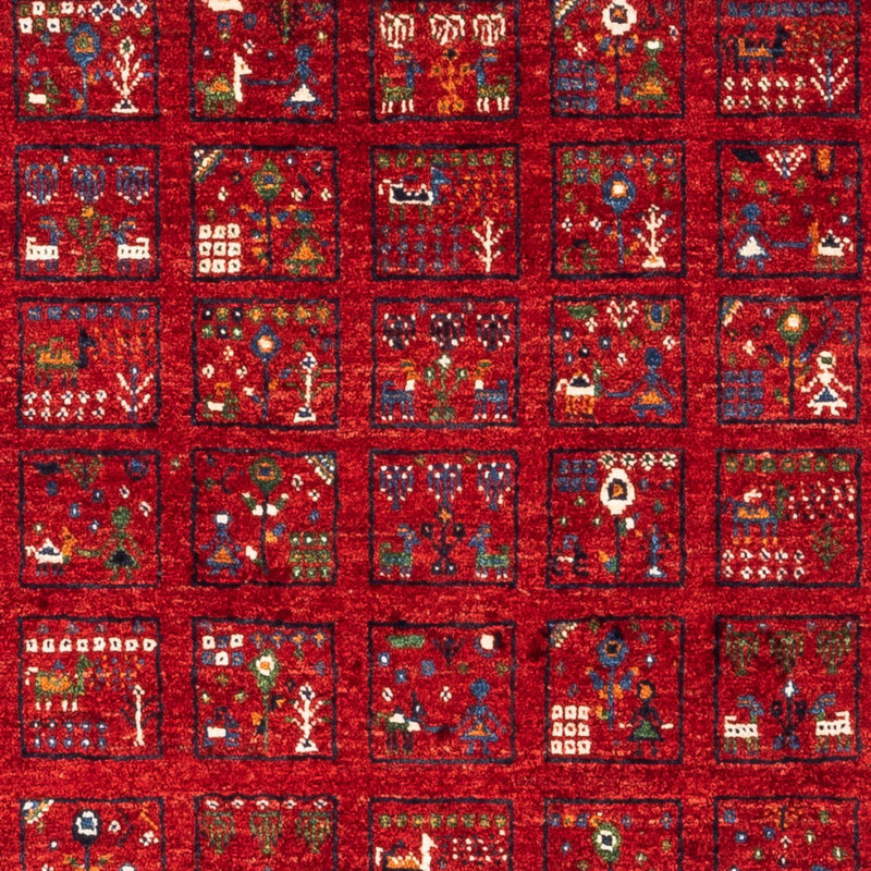 Loribaft Tapete 124x82cm - Perserteppich Wollteppich