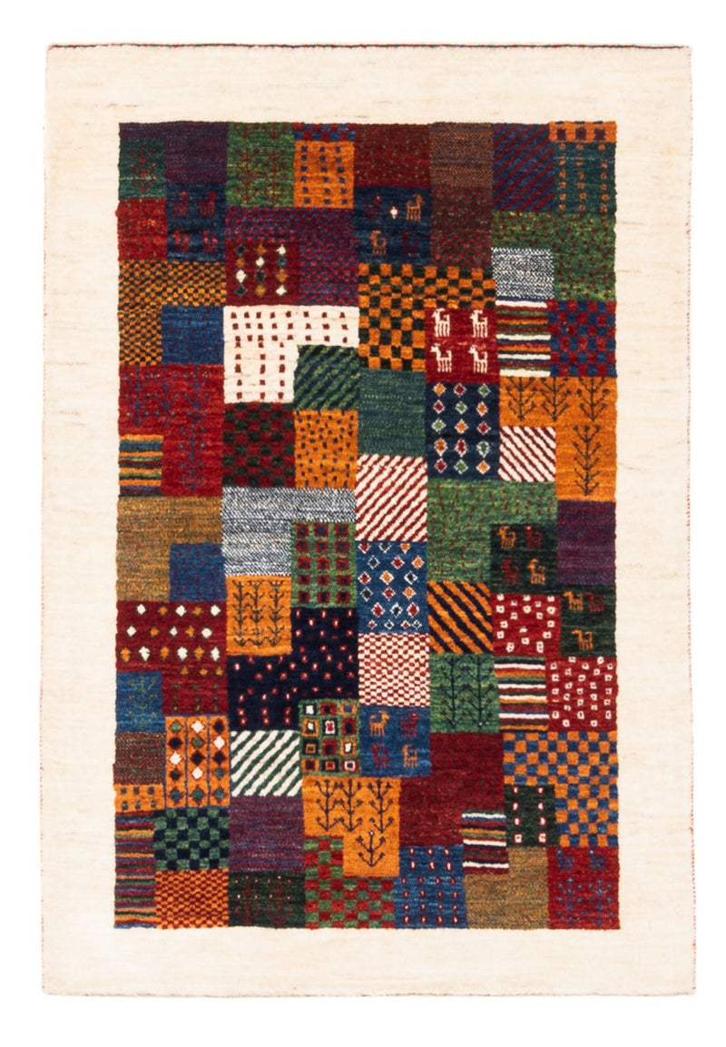 Loribaft Tapete 124x85cm - Perserteppich Wollteppich