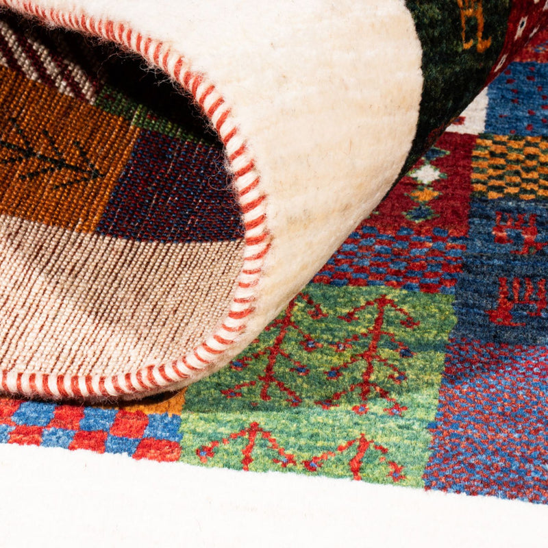 Loribaft Tapete 124x85cm - Perserteppich Wollteppich